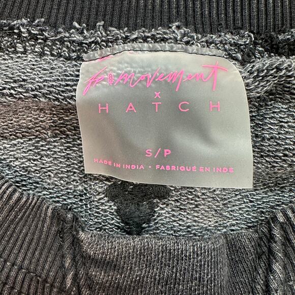 FP Movement Hatch Intercept Sweatshirt WMNS Black OB1916305 Crew Neck Maternity - Picture 8 of 16